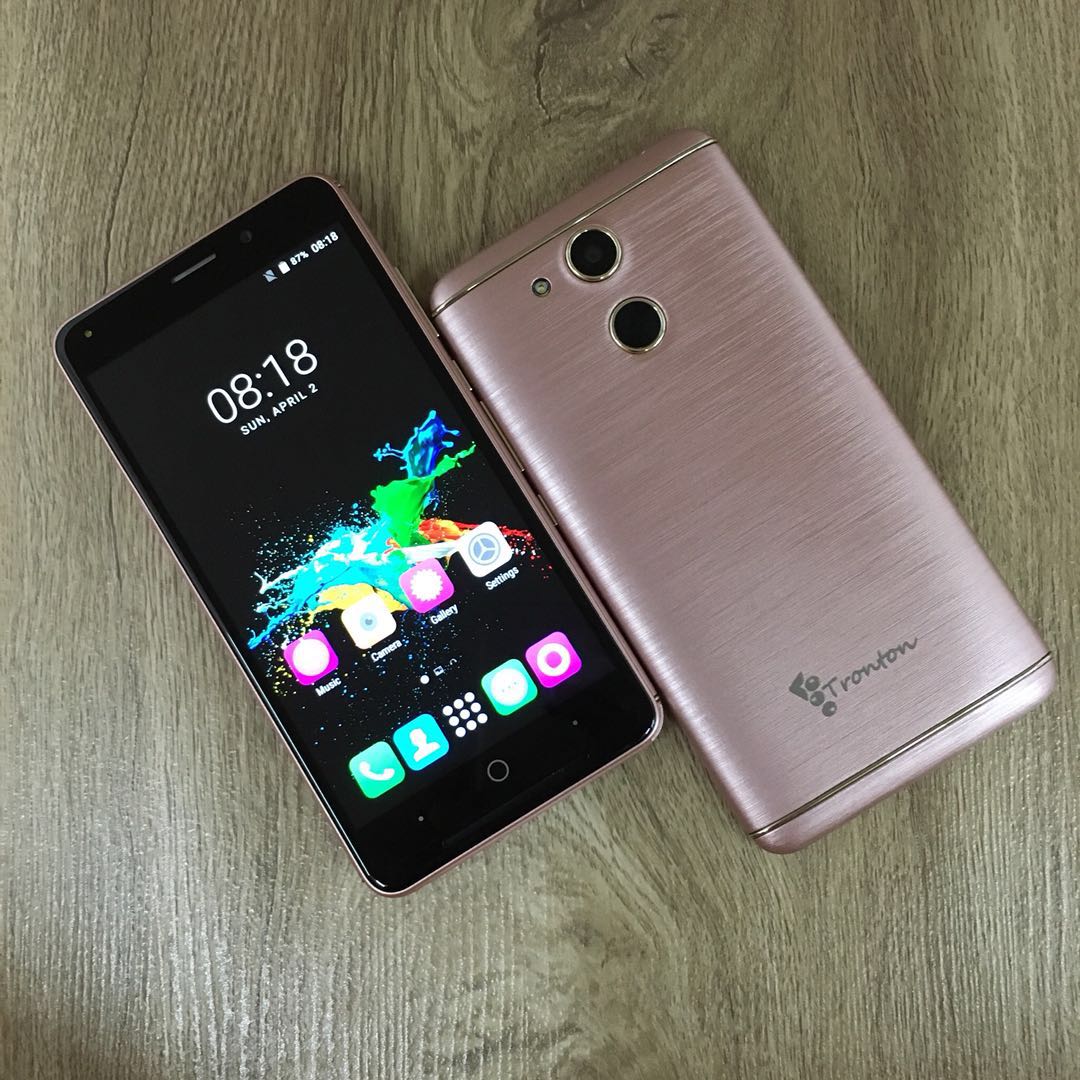 (R.GOLD)TRONTON X3 5''INCH ANDROID PHONE (Ready Stock)